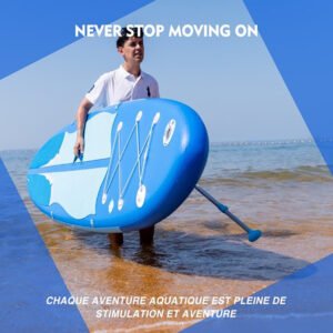 Inflatable entry-level paddle board stand-up