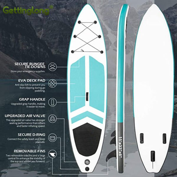 Family sup paddle board wakeboard paddle board