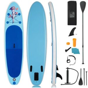 Extra-wide inflatable SUP for stability
