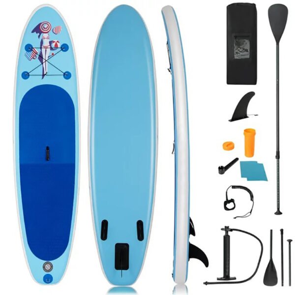 Extra-wide inflatable SUP for stability