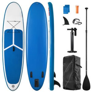 Family-friendly inflatable paddleboard set