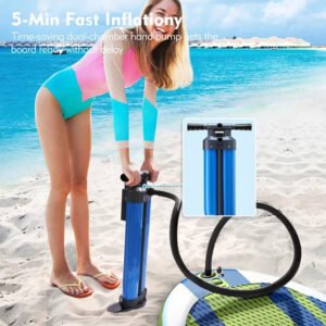 Ultralight inflatable paddle board with accessories