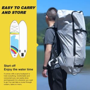 Affordable inflatable paddle board