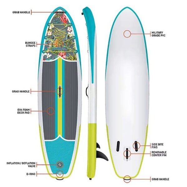 10-foot inflatable paddle board for kids - 图片 3