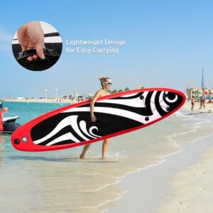 High-pressure inflatable paddle board for advanced users