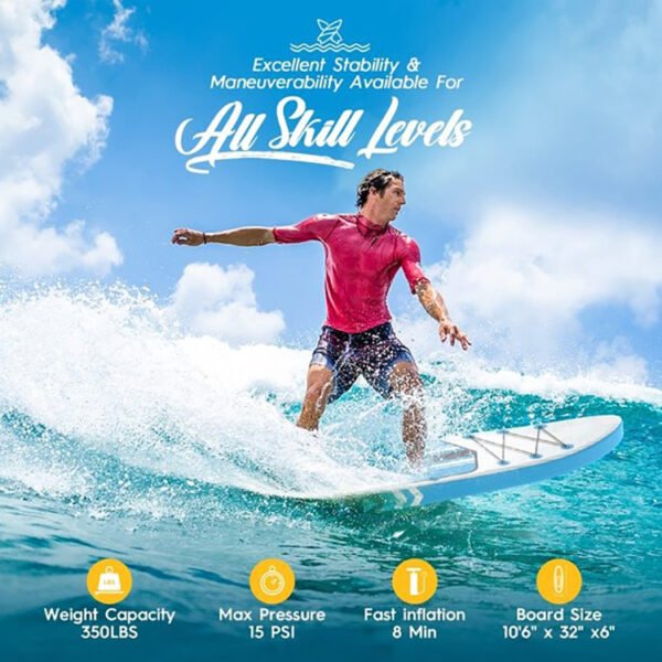 Stable stand up inflatable paddle board - 图片 4