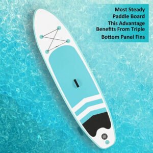 Inflatable paddle board for racing