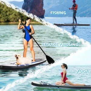 UV-resistant inflatable paddle board for prolonged use