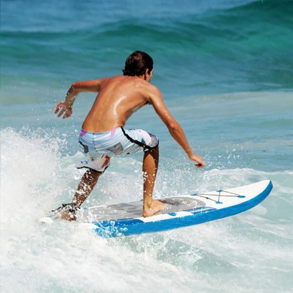 High-pressure inflatable SUP board for stability
