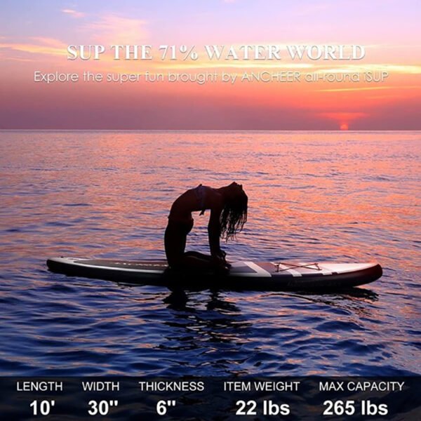 All-around inflatable paddle board for versatile use - 图片 7