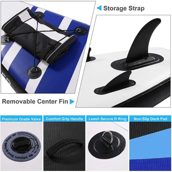 All-around inflatable paddle board for versatile use - 图片 5