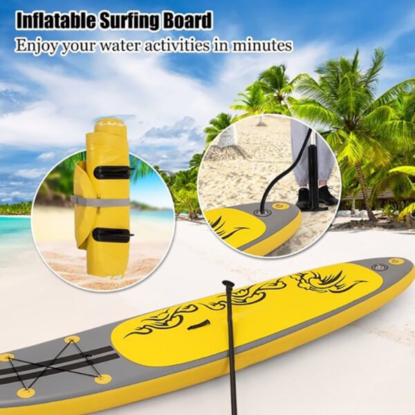 All-around inflatable paddle board for various water conditions - 图片 9