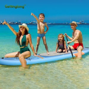 Paddle board with detachable fins