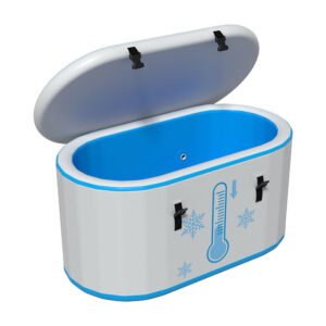 Cold compress ice bath barrel rehabilitation therapy