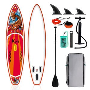 Adjustable paddle board paddle length