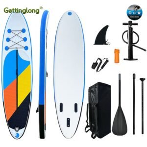 Versatile paddle board with non-slip pads and D-ring attachment points