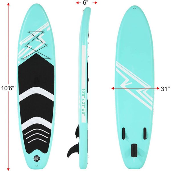 Inflatable paddle board