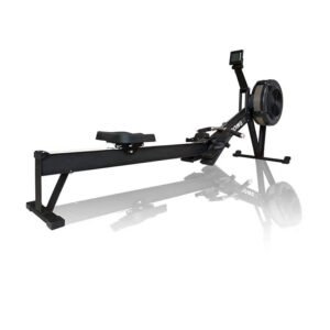 Adjustable Wind Resistance Rowing Machine with LCD Monitor
