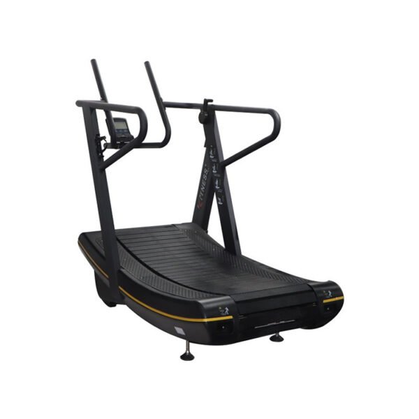 Adjustable slope Unpowered running platform
