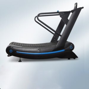 Self-driven high-intensity training treadmill