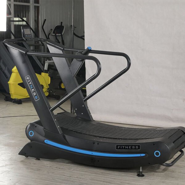 Unpowered treadmill with child safety design