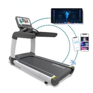 Treadmill with physical fitness test