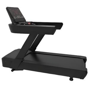 Treadmill with airbag shock absorption