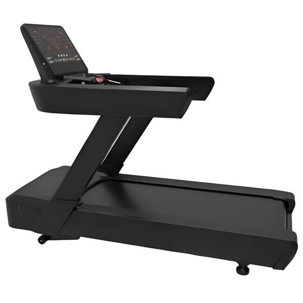 Treadmill with airbag shock absorption