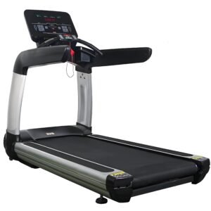 Spring shock-absorbing treadmill