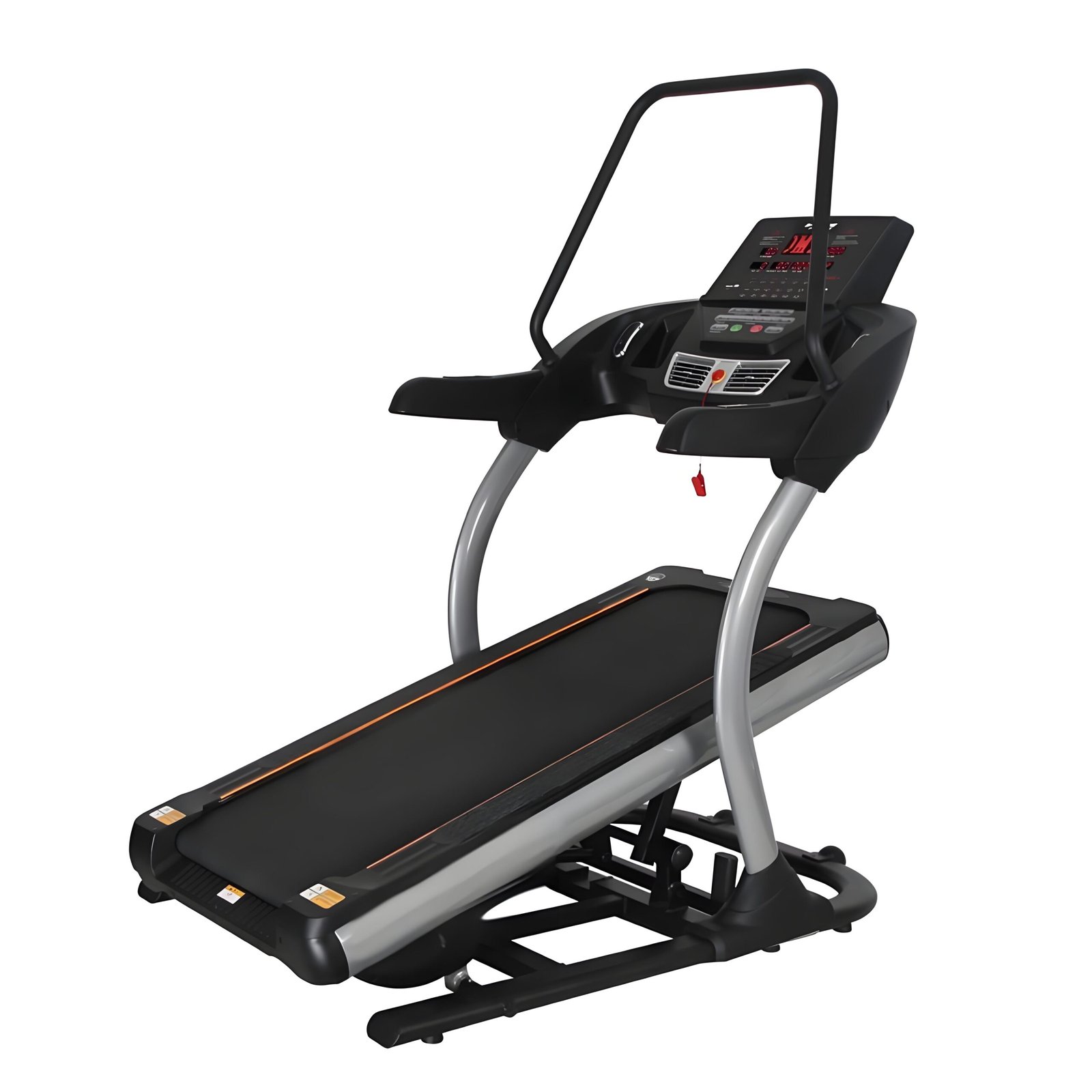 Magnetic silent shock-absorbing treadmill