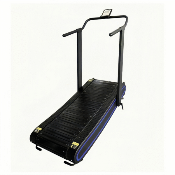 Commercial fitness equipment self-propelled running aerobic foldable air running mini curved walking treadmill