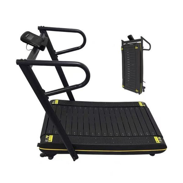 Factory price commercial indoor non-powered treadmill high quality gym fitness equipment manual curved treadmill - 图片 5