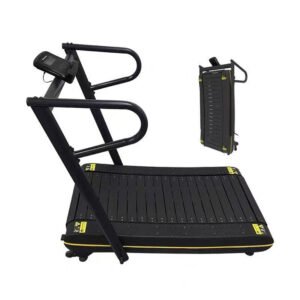 High-quality non-powered foldable aerobic fitness equipment gravity treadmill home running non-plugged non-electric gravity treadmill