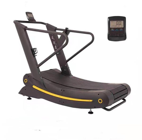 Factory price commercial indoor non-powered treadmill high quality gym fitness equipment manual curved treadmill - 图片 4