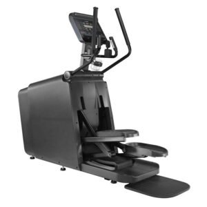 Commercial gym aerobic exercise ultra-quiet drive system cross trainer standing stepper magnetic control elliptical machine