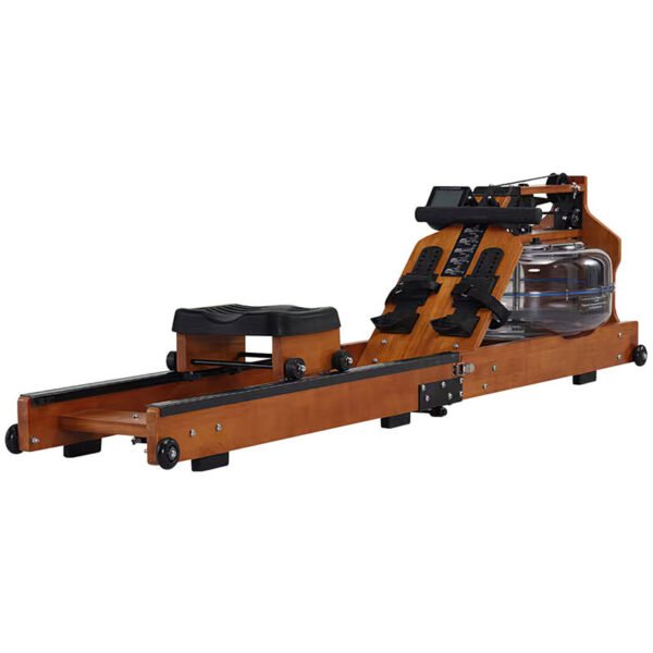 Manufacturer Folding Wooden Water Rowing Machine Cardio Training Fitness Equipment Rowing Machine - 图片 2