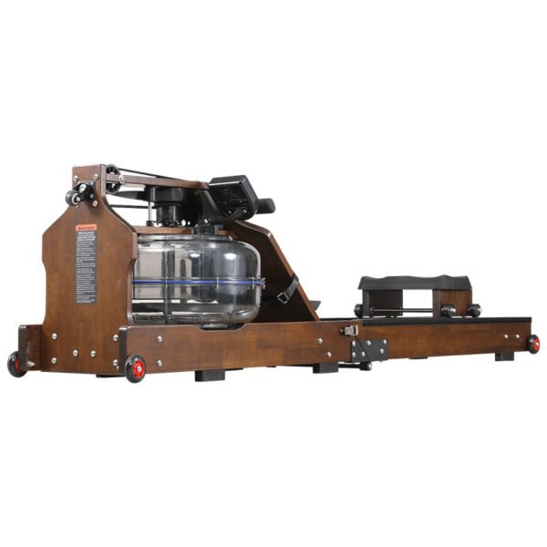Manufacturer Folding Wooden Water Rowing Machine Cardio Training Fitness Equipment Rowing Machine - 图片 3